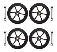 Sostituzione ruote anteriori per : Parti universali Fit 8 pollici 4pcs nero