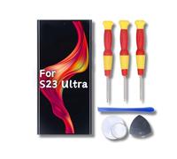 Sostituzione Schermo OLED da 6,8 Pollici per S23 Ultra EU Versione S918B Versione Internazionale, Kit di Sostituzione Schermo, Display Touch Screen Digitizer Assembly con