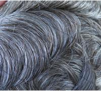 Sostituzione sistema sottile pelle Toupee uomini parrucchino capelli umani