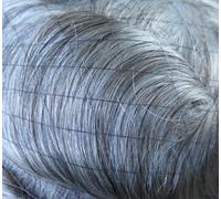 Sostituzione sistema sottile pelle Toupee uomini parrucchino capelli umani