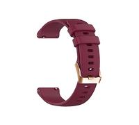 Sostituzione Smart Watch Bracciale Bracciale Silicone Christ Compatible With Garmin Vivomove 3s 4s/ Spostare la cintura della banda di guardia di 3S/Active S (Color : Wine red, Size : For Vivoactive