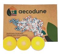 Sostituzione soffione Aecodune Anticalcare - Filtri acqua e cloro con vitamina C - Relax a casa - Kit addolcitore con palline doccia filtranti ioni negativi - Aroma limone x3