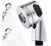 Sostituzione Soffione Doccia Lavabo Parrucchiere, Adattatore Accessorio Doccetta Ciotola Lettino Shampoo 2 Modalità,Spray Spruzzatore Sedia Pedicure Acciaio Inossidabile,Pulsante Interruttore Laterale