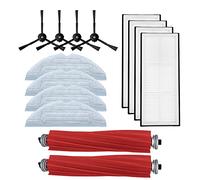Sostituzione spazzola a rullo principale spazzola laterale filtro mocio staffa panno compatibile per Roborock S7 MaxV/S7 MaxV Plus/S7 MaxV Ultra/S7/S7+ Series Robot Aspirapolvere
