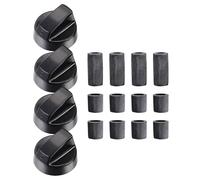 Sostituzione Stove Knobs, 4X Stove Top Control Buttons, Termostato Knob Accessories For Kitchen and Ovens, High Temperature Costruzione, Appliance Repair Parts, Home Cooking Equipment