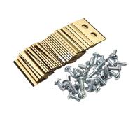 Sostituzione taglierina da giardino in acciaio inossidabile da 30 pezzi per accessori per attrezzi da giardino tosaerba(gold)