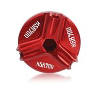 sostituzione tappo olio moto PER XSR700 XSR900 Accessori Per Moto Xsr900 Tappo Di Riempimento Olio Motore Vite A Testa Cilindrica M28*3.0(Red XSR900)