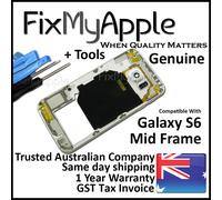 Sostituzione telaio cornice posteriore centrale bianca Samsung Galaxy S6 G920