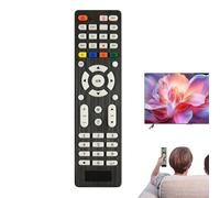 Sostituzione telecomando TV - Telecomando universale a infrarossi per TVS | Telecomandi facili da usare con luce a pulsante | Remotes di trasmissione del segnale affidabili compatibili per adu