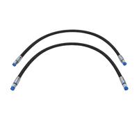 Sostituzione tubo valvola deviatrice per mini escavatori - Interfaccia M14 da 1/4", pressione massima 60 MPa 8702 PSI, lunghezza 32 pollici, set linea idraulica in gomma -