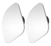 Sostituzione Vetro Specchio Retrovisore Specchietto Retrovisore In Vetro Angolo Cieco Regolabile Grandangolare HD Senza Cornice Convesso Laterale(Set 4)