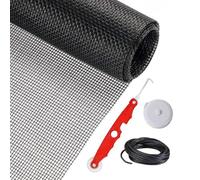 Sostituzione Zanzariera Per Finestre - Rotolo Da 157x47 Pollici | 400x120cm Rete Resistente Per Porte Scorrevoli, E Patio | Kit Riparazione Anti-Insetti, A Prova Di Animali Domestici
