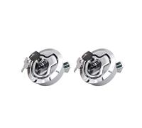 sostituzioni 1/2/4PCS Marine Latch Door Cabinet Lock Latch Flush Door Pull Locker Hatch Latch con chiave di blocco for accessori for barche da yacht for camper(2PCS)