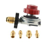 sostituzioni 1 kit 0-20 for PSI for POL Valvola di regolazione del propano regolabile ad alta pressione Serbatoio LP 5/16 "e 1/4" Portagomma Collegare 1/4 "per NPT e 3/8" Flare maschio