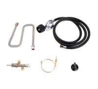 sostituzioni 1 kit propano braciere valvola di controllo del gas sistema regolatore kit tubo flessibile 600mm universale M8 termocoppia 24 pollici Whister Free Flex Line