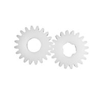 sostituzioni 2 pezzi/set di ingranaggi for pompa d'aria in plastica ad alta precisione for macchina for gelato, vendita calda