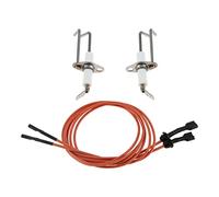 sostituzioni 6 pezzi/2 kit 62-24164-01 Sensore di fiamma Accenditore Asta di rilevamento 232258 Gruppo elettrodo a 2 punte Cavo da 31,5 pollici adatto for fornace Rheem