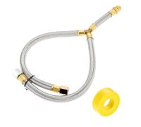 sostituzioni Adattatore di estensione splitter a Y for griglia a propano, lunghezza del tubo intrecciato 15 con connessione svasata da 3/8" con kit nastro filettato for tubo del gas