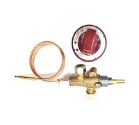 sostituzioni Attrezzatura for la cucina for la ristorazione alberghiera Valvola in ottone for gas ad alta potenza da 60000 BTU con manopola di controllo e termocoppia Accessori for la cucina