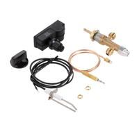 sostituzioni Bassa pressione for caminetto a gas propano GPL pozzo del fuoco valvola di controllo di sicurezza for guasto della fiamma e gruppo accenditore kit di accensione a pulsante