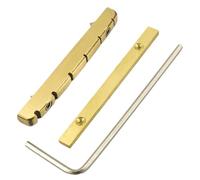 Sostituzioni Di Dadi Per Chitarra A 6 Corde Regolabili In Altezza Parte Dado Per Ponte In Ottone Per Chitarra Elettrica Con Scanalatura In Ottone Capotasti di Ricambio per Chitarra