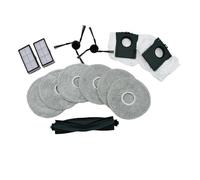 sostituzioni For Dr-eam Bot X40 Ultra/L40 Ultra Robot aspirapolvere Kit di parti di accessori di ricambio in gomma Spazzola principale/laterale, filtro, straccio