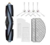 sostituzioni For EC-OVACS for D-EEBOT T10 PLUS Robot Aspirapolvere Pezzi di ricambio di ricambio Spazzola principale Spazzola laterale Filtro Hepa Mop Rag