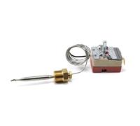 sostituzioni Parti di controllo del termostato for friggitrice elettrica da 250 V con dado in ottone da 3/8", intervallo di temperatura da 50 a 200 gradi Celsius
