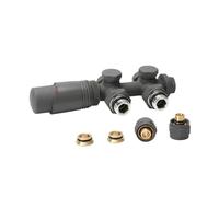 sostituzioni Valvola for radiatore for impianti a due tubi Valvola radiatore termostatica H radiante in ottone-valvola bianca BJ13003(Plating color)