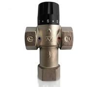 sostituzioni Valvola termostatica for miscelatore doccia a energia solare DN25 da 1 ". Valvola miscelatrice automatica in ottone