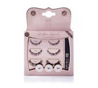 SOSU Cosmetics Hidden Agenda Dramatized ciglia finte monociuffo senza nodo 10 mm, 12 mm, 14 mm (con colla e applicatore)