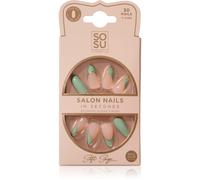 SOSU Cosmetics Salon Nails Unghie finte colore Soft Sage 30 pz