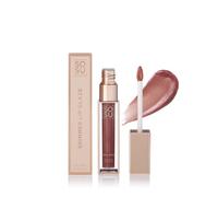 SOSU Cosmetics Shimmer Lip Glaze Rose Gold - Labbra a lunga durata con brillantini, formula idratante con vitamina E e acido ialuronico, oro rosa per labbra radianti