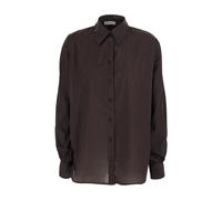 SoSUE - Antonia Classica Voile Blouse - - Blouses & Shirts - Donna - Marrone - ONE SIZE