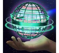Sosuy 2026 Flying Orb Ball Giocattoli per ragazzi Hover Balls Galaxy Boomerang Hand Drone Orbit Magic Floating Ball Mini Outdoor Fidget Stocking Stuffer per ragazzi ragazze adolescenti bambini (verde)