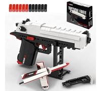 Sosuy Aquila del Deserto pistole Coltello a farfalla Blocco di costruzione, Revolver pistola sparabile giocattoli dell'esercito per adulti e ragazzi, regali per bambini di 8+ anni, collezione 663PCS