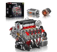 Sosuy Kit Motorizzato Supercar V8 - Motore Elettrico, Replica Realistica, Giocattolo STEM per Bambini e Adulti, 2718+ Pezzi