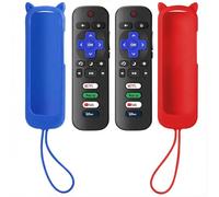 SOTATOO Confezione da 2 telecomandi di ricambio per Roku TV con custodia protettiva morbida, telecomando compatibile con TV TCL/Hisense/Sharp/Philips/Onn/Element Roku (non per Roku Stick, box o
