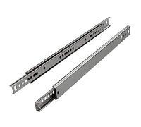 SOTECH 1 paio (2 pezzi) Guide ad estrazione parziale KT2-15-H27-L246-NF Altezza 27 mm Lunghezza 246 mm Guida del cassetto Caricabile fino a 15 kg