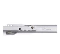 SOTECH 1 paio Guida per cassetti ad estrazione parziale RT3-30-B12,5-L300-NF Lunghezza 300 mm Guide a rotelle bianca Verniciato a polvere