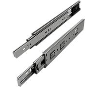 SOTECH 1 paio Guide ad estrazione totale KV2-45-H45-L250-SE con meccanismo di chiusura automatica, altezza 45 mm, lunghezza 250 mm, guida per cassetti caricabile fino a 45 kg