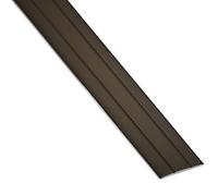 SOTECH 1 pezzo 37 mm Profilo di Transizione Alluminio/Autoadesivo/Super | Piatto / Bronzo Anodizzato / per Pavimenti / Larghezza / Lunghezza 100 cm / per Unire Due