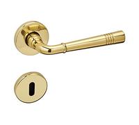SOTECH 1 Set di maniglie per porte FREJA in ottone lucido colorato BB