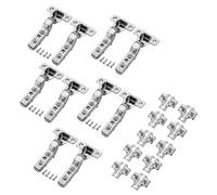 SOTECH 10 cerniere interne ammortizzate, T45 Softclose, montaggio a scatto a 100°, in acciaio inox SS304 SS201, con piastra di montaggio a croce e viti