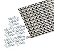 SOTECH 10 pezzi (5 paia) Guide per cassetti 342 mm 17 mm - Guide per cassetti - Sistema di guide per cassetti - Guide ad estrazione parziale