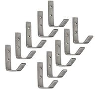 SOTECH 10 pezzi Ganci appendiabiti ALBA in vero acciaio inox 52 x 20 mm