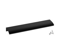 SOTECH 10 pezzi maniglie per mobili Blanket Alex nero spazzolato 200 mm | per il montaggio sul lato interno del frontale incl. viti di fissaggio