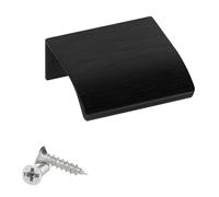 SOTECH 10 pezzi maniglie per mobili Blanket Alex nero spazzolato 40 mm maniglie per cassetti per montaggio interno frontale incl. viti di fissaggio