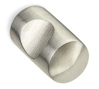 SOTECH 10 pezzi Pomelli per mobili EK01 Ø 15 mm Acciaio Inossidabile spazzolata Pomello per mobili