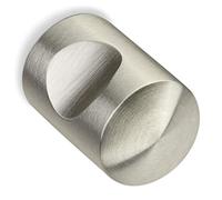 SOTECH 10 pezzi Pomelli per mobili EK01 Ø 20 mm Acciaio Inossidabile spazzolata Pomello per mobili